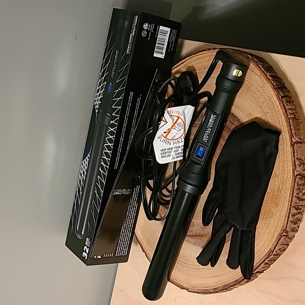 EUC Absolute Heat Ion Curling Wand 32mm barrel
